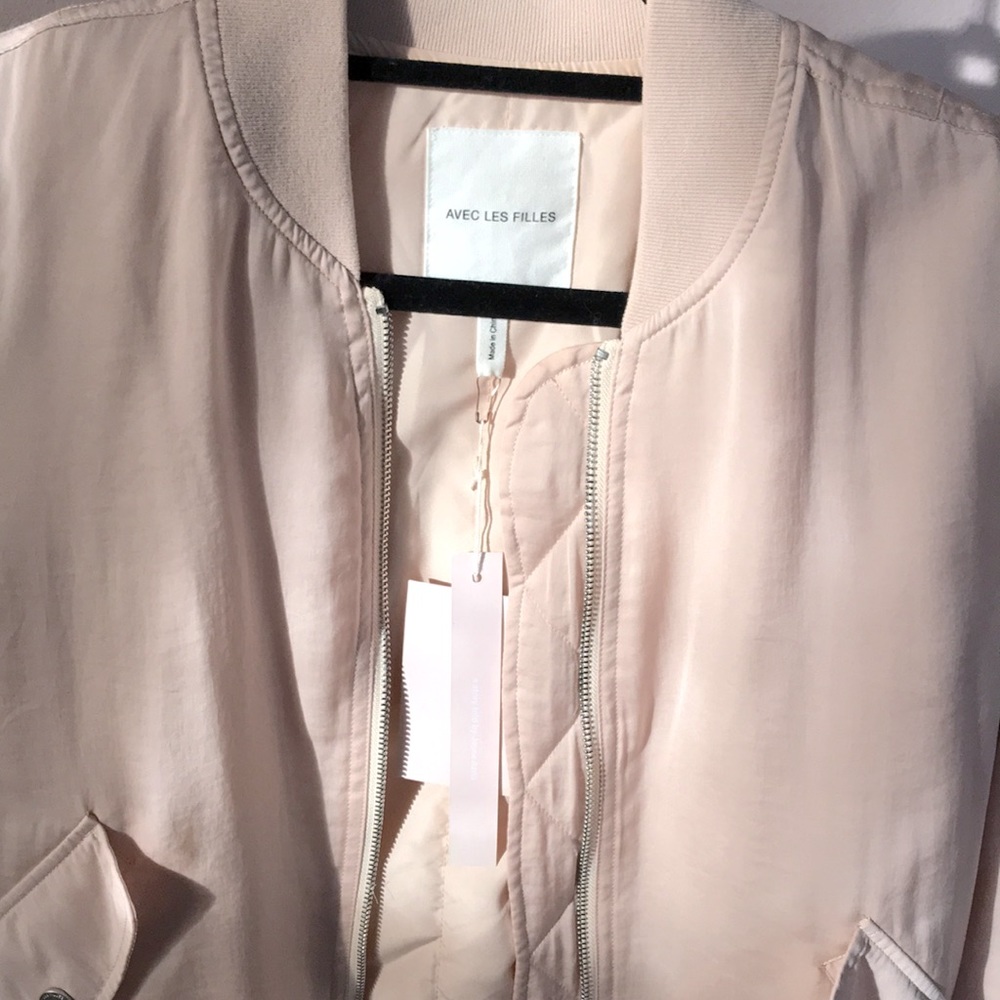 New Avec Les Filles blush pink jacket - Picture 4 of 6